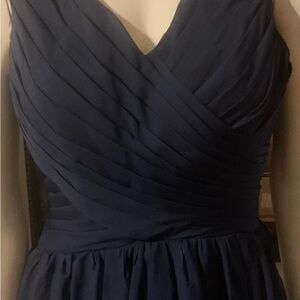 Elegant Navy Blue Women's Dress